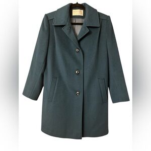 Vintage Fashion Bilt teal wool coat